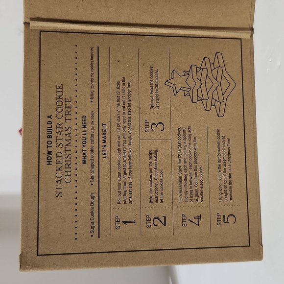 Santa Barbara Design Studio 6pc Stacked Star Cookie Christmas Tree Cutter Set - Picture 5 of 7